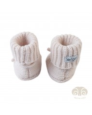 Chaussons bébé en laine Mérinos - Birch - 0-6 mois