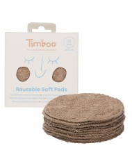 Cotons réutilisables (12 cotons) - Feather grey