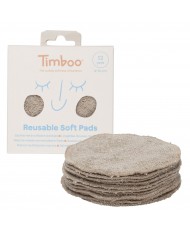 Cotons réutilisables (12 cotons) - Feather grey