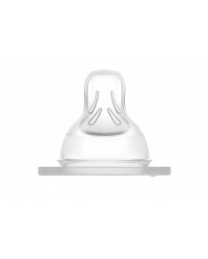 Lot de 2 tétines 2 en silicone - 4 mois+ - Moyen