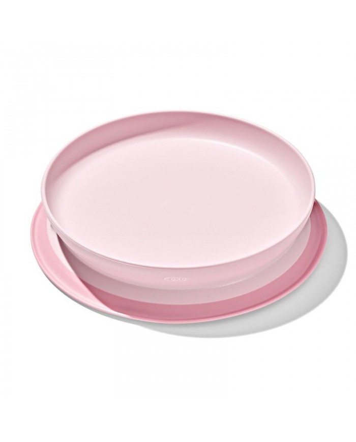Assiette avec ventouse en silicone Stick & stay - Blossom