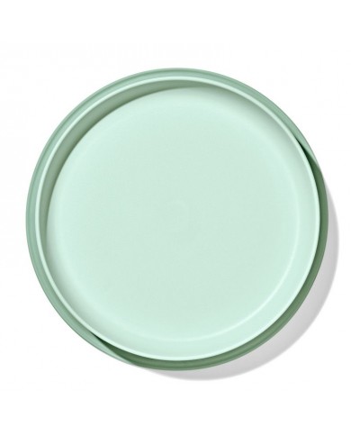 Assiette avec ventouse en silicone Stick & stay - Opal Assiette avec ventouse en silicone Stick & stay - Opal