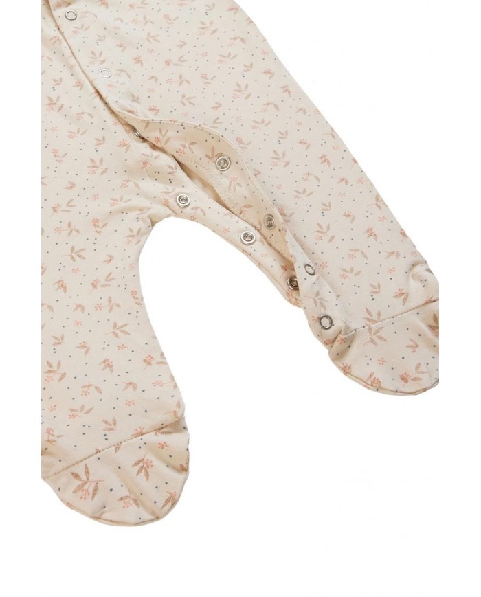 Pyjama avec pieds Bement - Warm taupe allover print