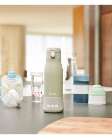 Chauffe-biberon nomade Moov & Feed - Sauge