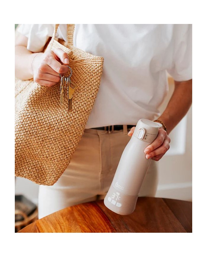 Chauffe-biberon nomade Moov & Feed - Mineral beige