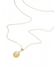 Nola - Bola ovale doré - chaîne doré