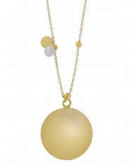Nola - Bola ovale doré - chaîne doré