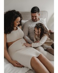 Olivia - Bola Agate grise dorée - Chaîne dorée