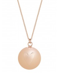 Olivia - Bola Agate grise dorée - Chaîne dorée