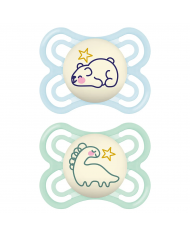 Sucettes Perfect - Night - 0-6 mois - Blue/Green Sucettes Perfect - Night - 0-6 mois - Blue/Green