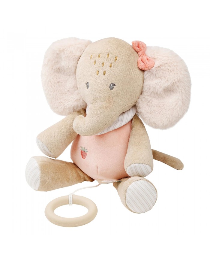 Peluche musicale éléphant Oli - Flo, Ernest & Oli