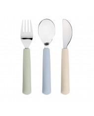 Couverts en silicone (3 pcs) - Happy Fruits, Lemon