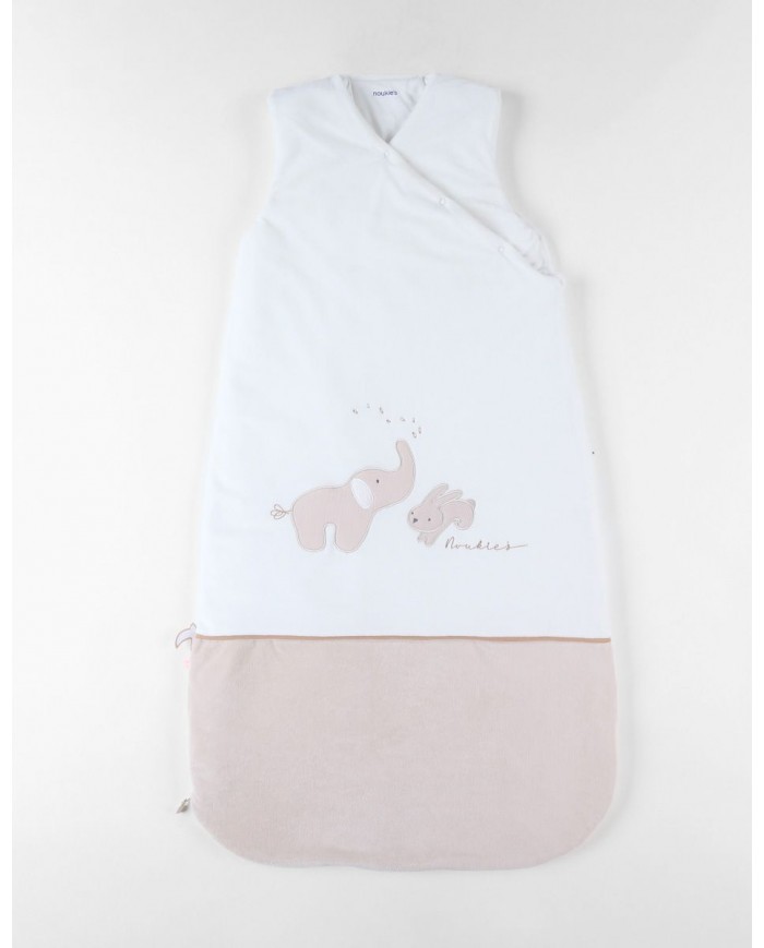 Gigoteuse 100cm, Veloudoux - Bali, Moka & Snow