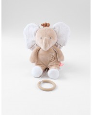Peluche musicale éléphant Oli - Flo, Ernest & Oli