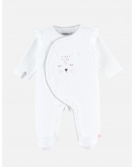 Pyjama Kendi en velours, écru