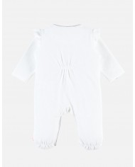 Pyjama Kendi en velours, écru