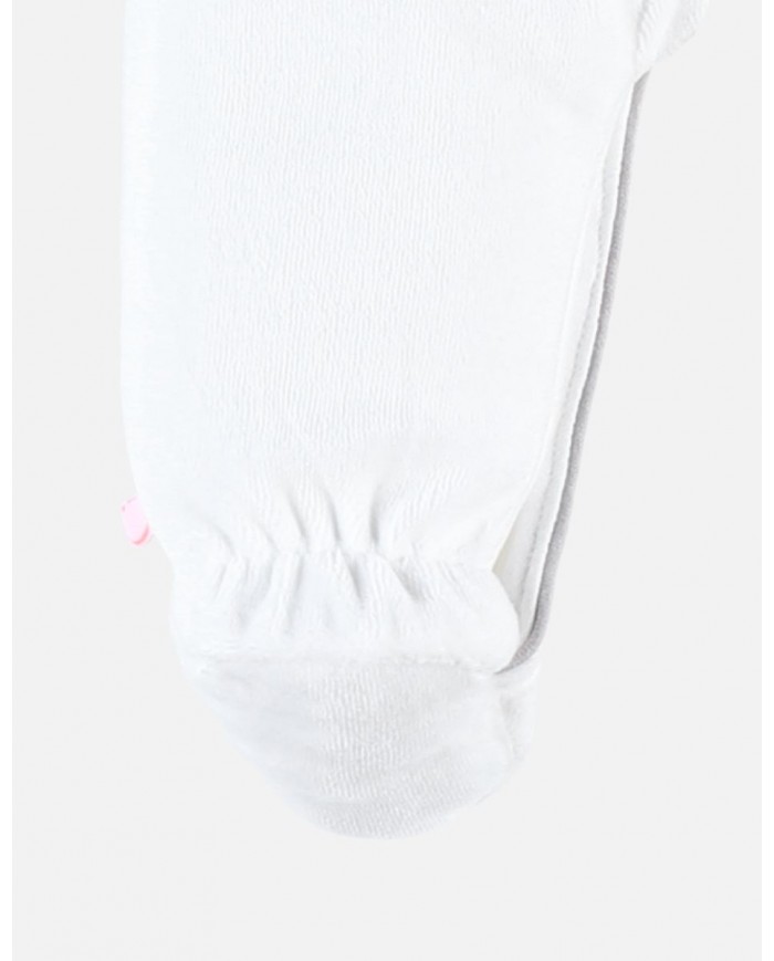 Pyjama Kendi en velours, écru