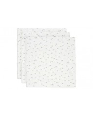 Lot de 3 Tétras Gaze de Coton 70x70cm - On The Go Lot de 3 Tétras Gaze de Coton 70x70cm - On The Go