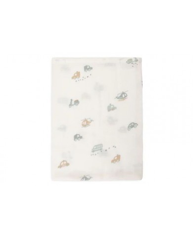 Lot de 3 Gants de Toilette Gaze de Coton 15x20cm - On The Go Lot de 3 Gants de Toilette Gaze de Coton 15x20cm - On The Go