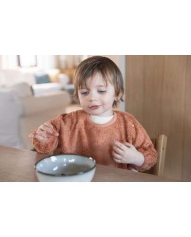 Bavoir à manches - Sunrise Orange