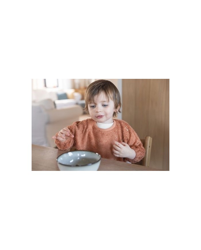 Bavoir à manches - Sunrise Orange