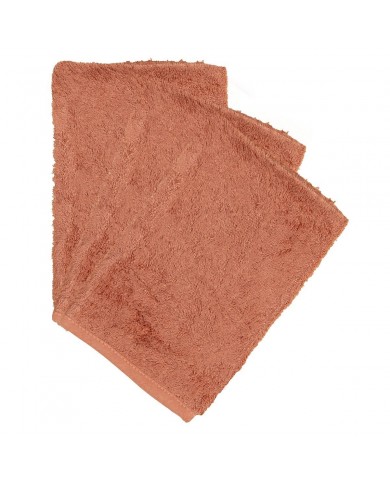 Lot de 3 gants de toilette - Sunrise Orange Lot de 3 gants de toilette - Sunrise Orange