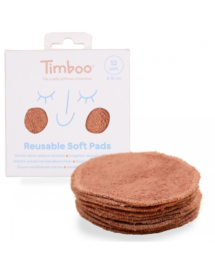 Cotons réutilisables (12 cotons) - Sunrise Orange