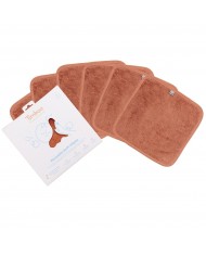 Lingettes réutilisables 20x20cm (6 pieces) - Sunrise Orange