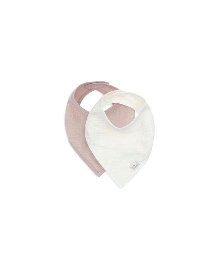 Lot de 2 Bandanas Gaze de Coton - Wild Rose/Oatmeal