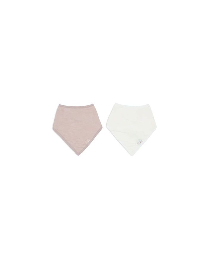 Lot de 2 Bandanas Gaze de Coton - Wild Rose/Oatmeal