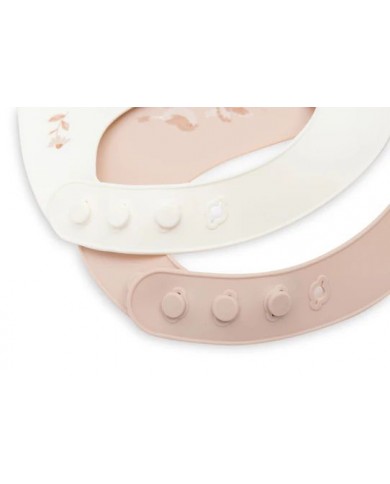 Lot de 2 Bavoirs Silicone - Lovely Birds
