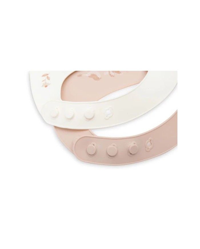 Lot de 2 Bavoirs Silicone - Lovely Birds