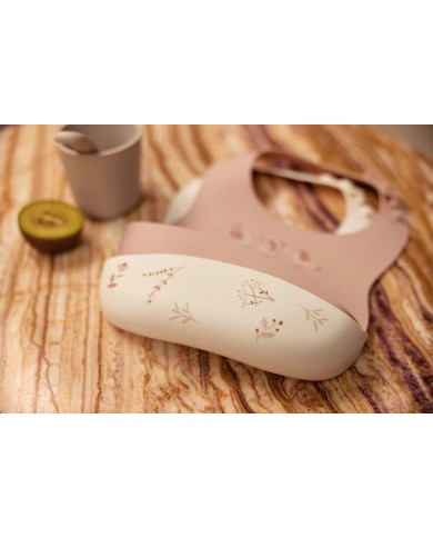 Lot de 2 Bavoirs Silicone - Lovely Birds