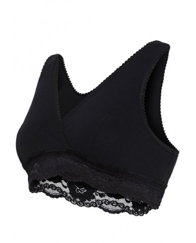 Brassière cache-cœur grossesse, allaitement - Noir - M Brassière cache-cœur grossesse, allaitement - Noir - M