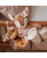 Doudou Faon velours rose - Fairy garden