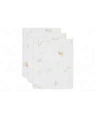 Lot de 3 Gants de Toilette Gaze de Coton 15x20cm - Jungle Jambo