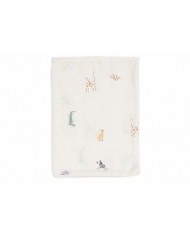 Lot de 3 Gants de Toilette Gaze de Coton 15x20cm - Jungle Jambo