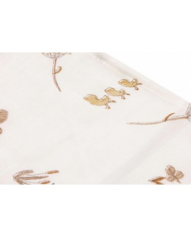 Lot de 3 Serviettes Gaze de Coton - Riverside Lot de 3 Serviettes Gaze de Coton - Riverside