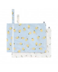 Sac à couches lavables (2 pcs) - Happy Fruits, Citron
