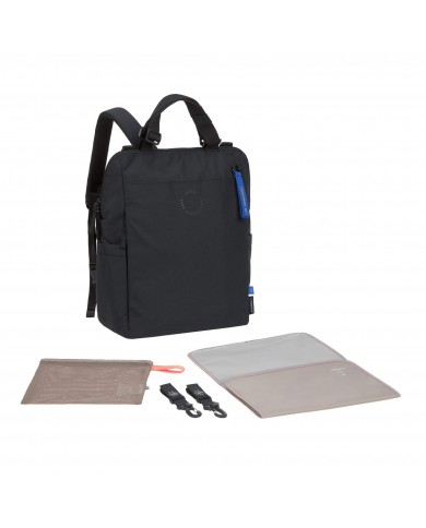 Sac à dos à langer - Conversion, noir