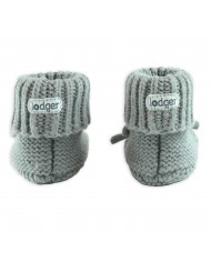 Chaussons bébé en laine Mérinos - Silk - 0-6 mois