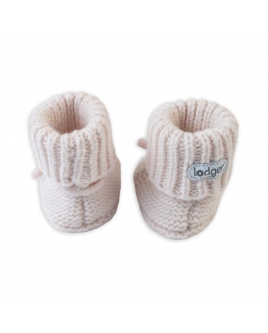 Chaussons bébé en laine Mérinos - Birch - 6-12 mois
