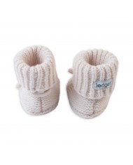Chaussons bébé en laine Mérinos - Birch - 6-12 mois