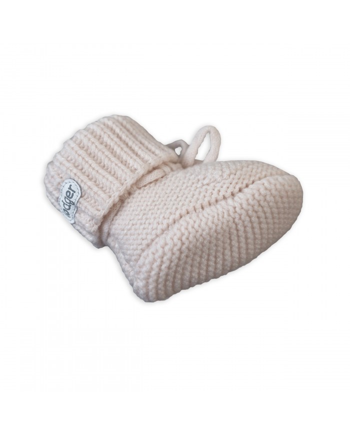 Chaussons bébé en laine Mérinos - Birch - 6-12 mois