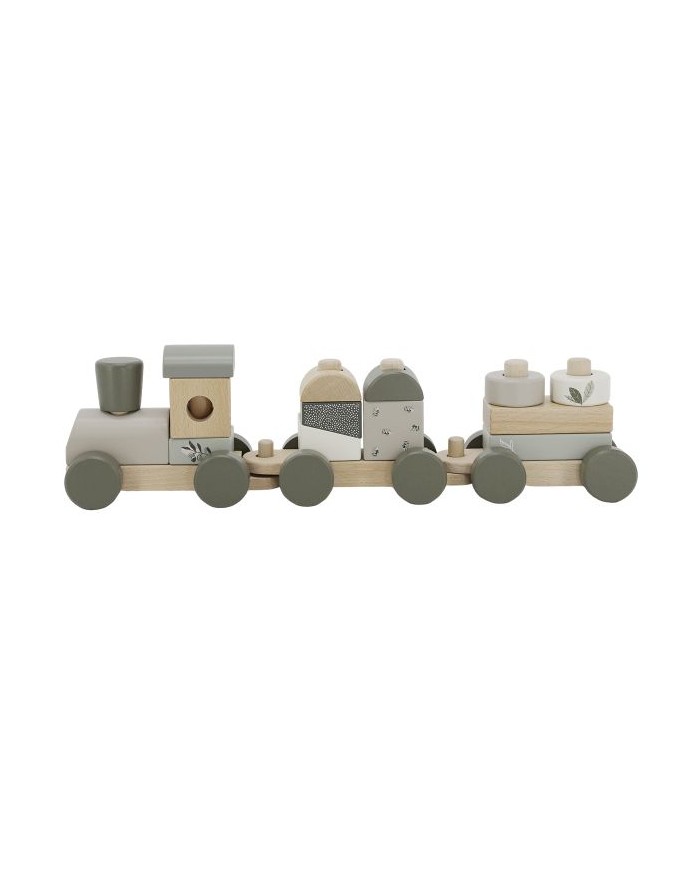 Train à blocs - Olive green