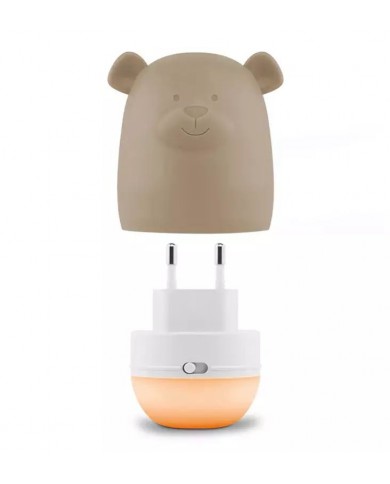 Veilleuse Benny l'ours - Taupe Veilleuse Benny l'ours - Taupe