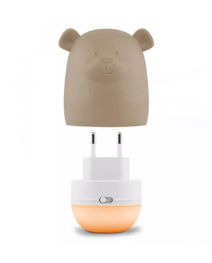 Veilleuse Benny l'ours - Taupe