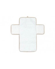 Tapis à Langer nomade Gaze de Coton - Biscuit