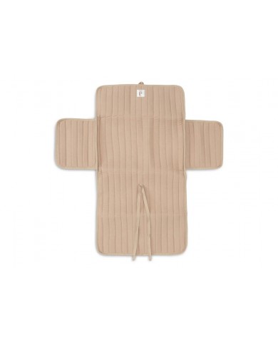 Tapis à Langer nomade Gaze de Coton - Biscuit Tapis à Langer nomade Gaze de Coton - Biscuit