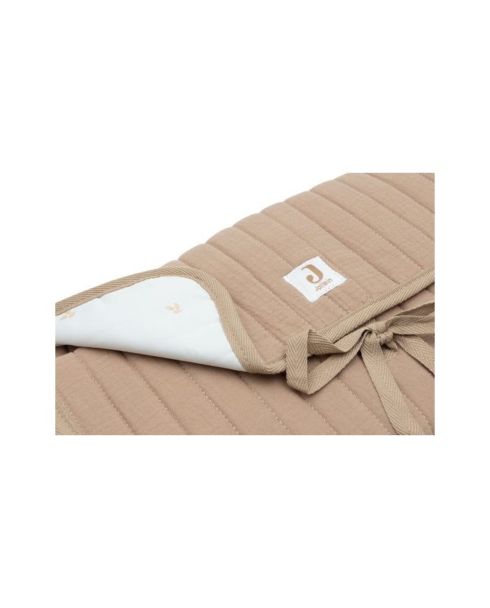 Tapis à Langer nomade Gaze de Coton - Biscuit